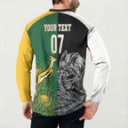 New Zealand - South Africa Greatest Rivals Rugby Custom Button Sweatshirt Kiwi Vs Bokke