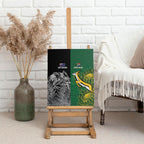 New Zealand - South Africa Greatest Rivals Rugby Canvas Wall Art Kiwi Vs Bokke