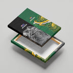 New Zealand - South Africa Greatest Rivals Rugby Canvas Wall Art Kiwi Vs Bokke