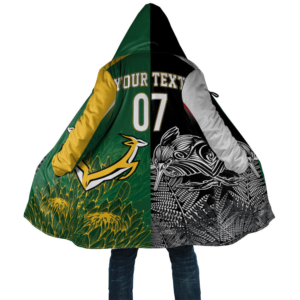New Zealand - South Africa Greatest Rivals Rugby Custom Cloak Kiwi Vs Bokke