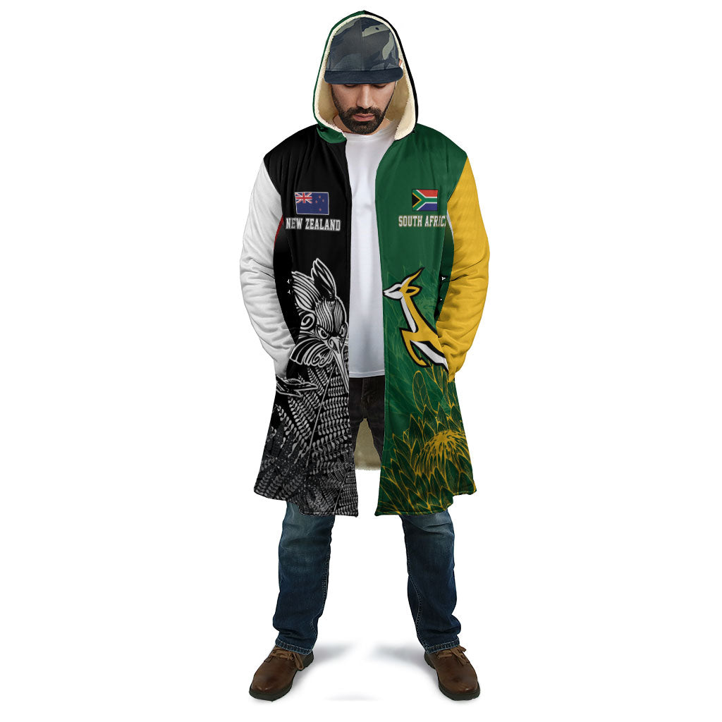 New Zealand - South Africa Greatest Rivals Rugby Custom Cloak Kiwi Vs Bokke