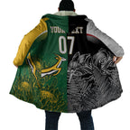 New Zealand - South Africa Greatest Rivals Rugby Custom Cloak Kiwi Vs Bokke