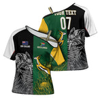 New Zealand - South Africa Greatest Rivals Rugby Custom Cross Shoulder Shirt Kiwi Vs Bokke