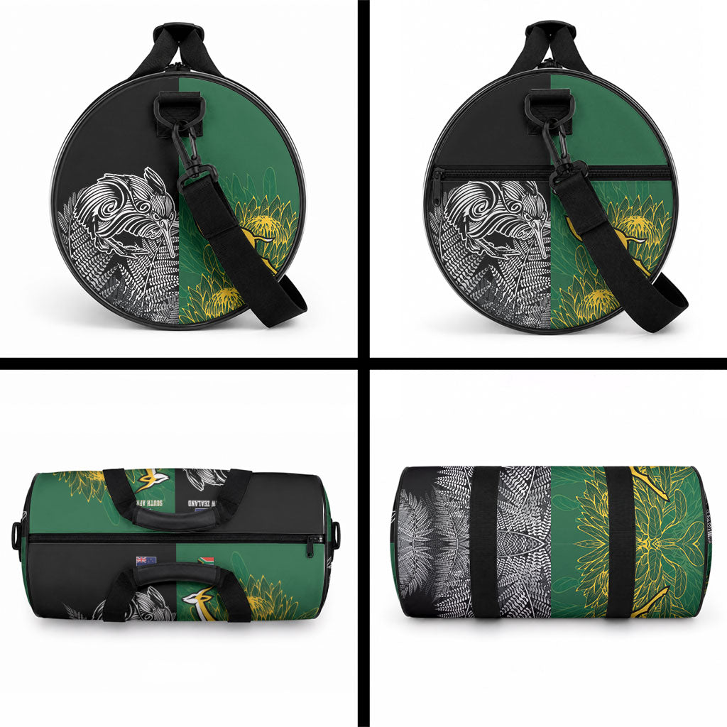 New Zealand - South Africa Greatest Rivals Rugby Duffle Bag Kiwi Vs Bokke