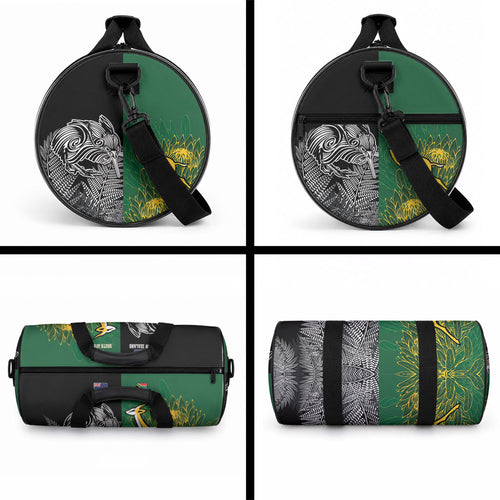 New Zealand - South Africa Greatest Rivals Rugby Duffle Bag Kiwi Vs Bokke