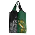 New Zealand - South Africa Greatest Rivals Rugby Grocery Bag Kiwi Vs Bokke