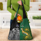 New Zealand - South Africa Greatest Rivals Rugby Grocery Bag Kiwi Vs Bokke