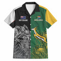 New Zealand - South Africa Greatest Rivals Rugby Custom Hawaiian Shirt Kiwi Vs Bokke