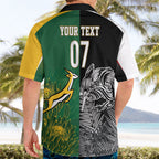 New Zealand - South Africa Greatest Rivals Rugby Custom Hawaiian Shirt Kiwi Vs Bokke