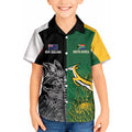 New Zealand - South Africa Greatest Rivals Rugby Custom Kid Hawaiian Shirt Kiwi Vs Bokke