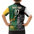 New Zealand - South Africa Greatest Rivals Rugby Custom Kid Hawaiian Shirt Kiwi Vs Bokke