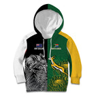 New Zealand - South Africa Greatest Rivals Rugby Custom Kid Hoodie Kiwi Vs Bokke