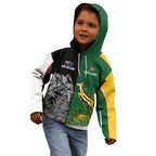 New Zealand - South Africa Greatest Rivals Rugby Custom Kid Hoodie Kiwi Vs Bokke