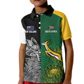 New Zealand - South Africa Greatest Rivals Rugby Custom Kid Polo Shirt Kiwi Vs Bokke