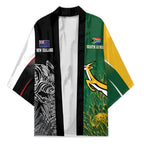 New Zealand - South Africa Greatest Rivals Rugby Custom Kimono Kiwi Vs Bokke