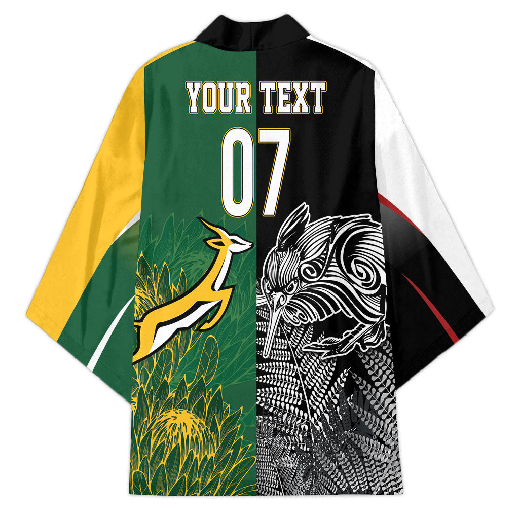 New Zealand - South Africa Greatest Rivals Rugby Custom Kimono Kiwi Vs Bokke