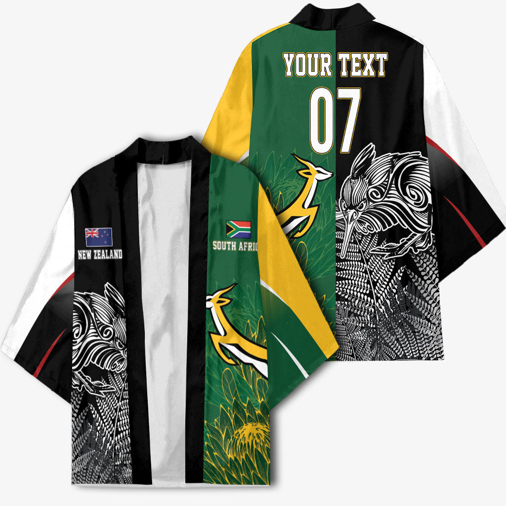 New Zealand - South Africa Greatest Rivals Rugby Custom Kimono Kiwi Vs Bokke