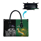 New Zealand - South Africa Greatest Rivals Rugby Leather Bag Kiwi Vs Bokke
