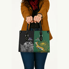 New Zealand - South Africa Greatest Rivals Rugby Leather Bag Kiwi Vs Bokke