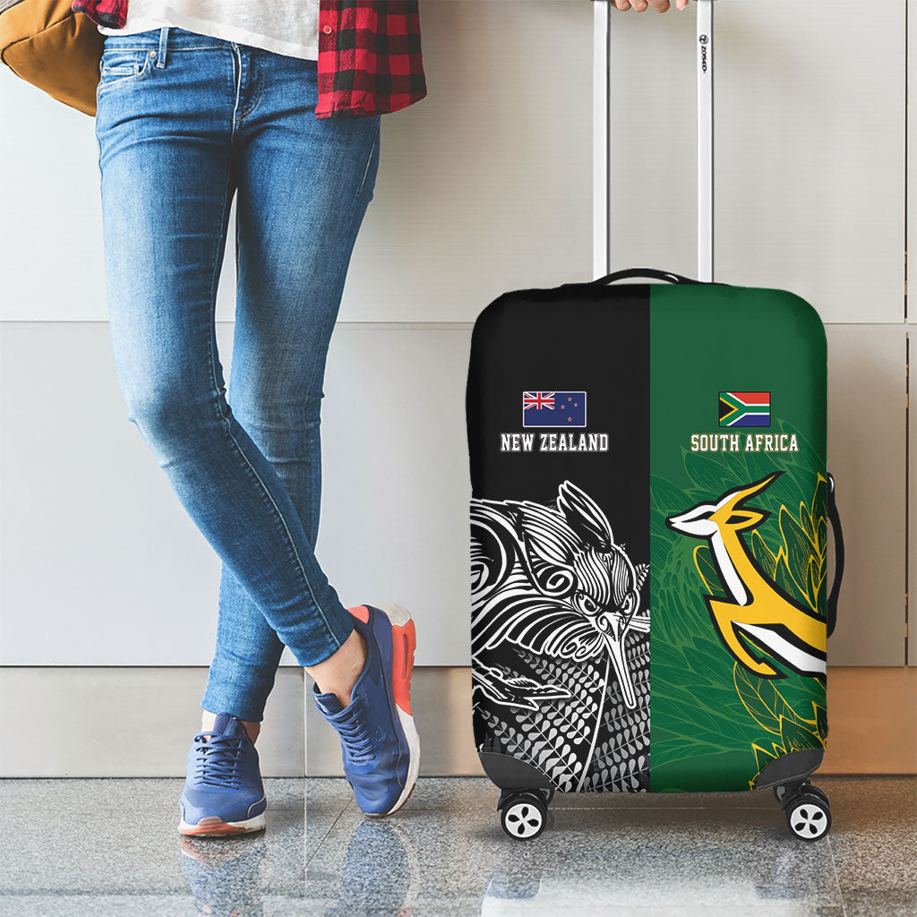 New Zealand - South Africa Greatest Rivals Rugby Luggage Cover Kiwi Vs Bokke