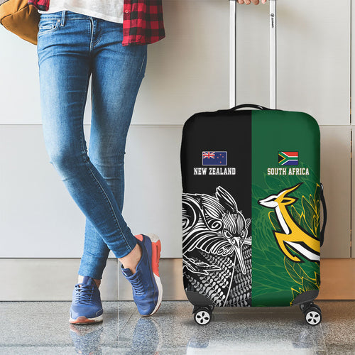 New Zealand - South Africa Greatest Rivals Rugby Luggage Cover Kiwi Vs Bokke