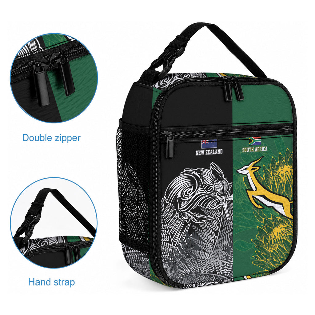 New Zealand - South Africa Greatest Rivals Rugby Lunch Bag Kiwi Vs Bokke