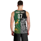 New Zealand - South Africa Greatest Rivals Rugby Custom Men Tank Top Kiwi Vs Bokke