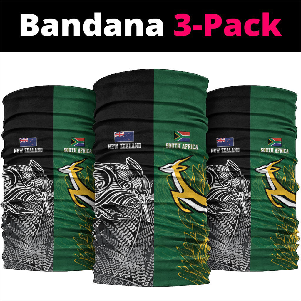 New Zealand - South Africa Greatest Rivals Rugby Neck Gaiter Kiwi Vs Bokke
