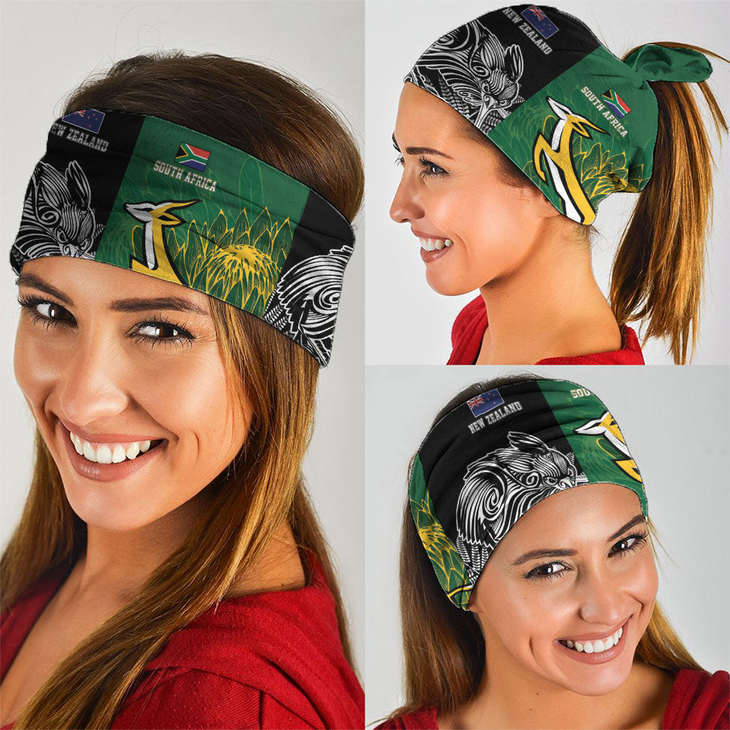 New Zealand - South Africa Greatest Rivals Rugby Neck Gaiter Kiwi Vs Bokke