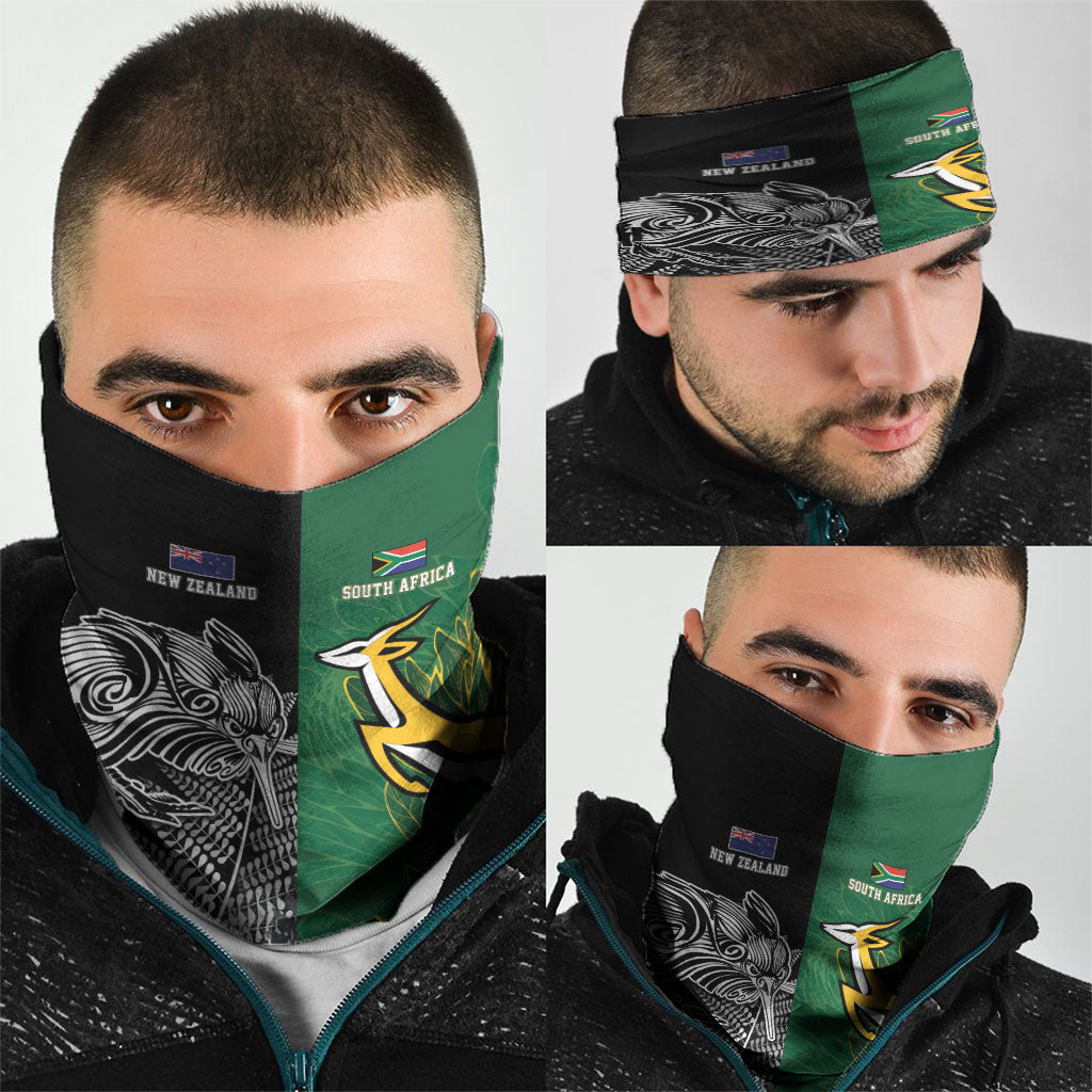 New Zealand - South Africa Greatest Rivals Rugby Neck Gaiter Kiwi Vs Bokke