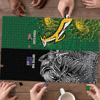 New Zealand - South Africa Greatest Rivals Rugby Puzzle Kiwi Vs Bokke