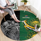 New Zealand - South Africa Greatest Rivals Rugby Round Carpet Kiwi Vs Bokke