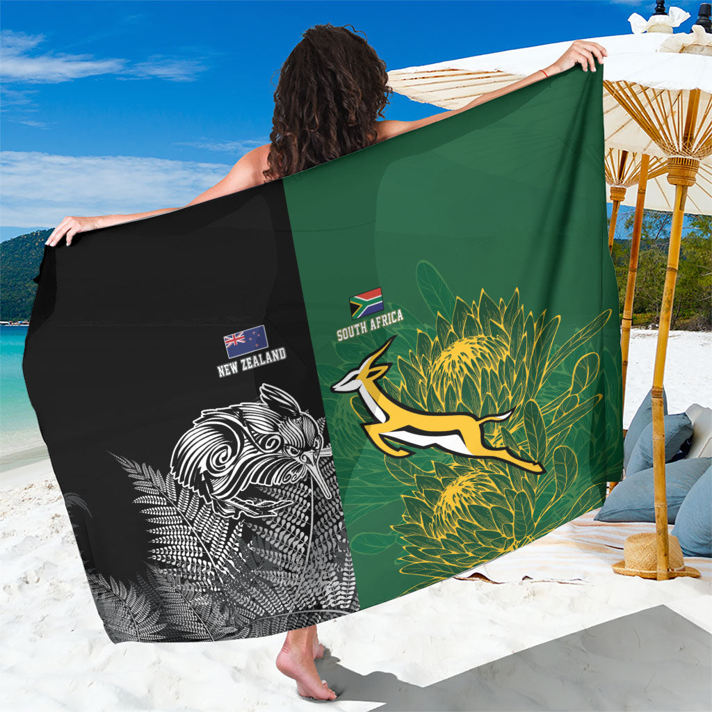 New Zealand - South Africa Greatest Rivals Rugby Sarong Kiwi Vs Bokke