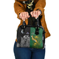 New Zealand - South Africa Greatest Rivals Rugby Shoulder Handbag Kiwi Vs Bokke