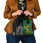 New Zealand - South Africa Greatest Rivals Rugby Shoulder Handbag Kiwi Vs Bokke