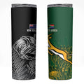 New Zealand - South Africa Greatest Rivals Rugby Skinny Tumbler Kiwi Vs Bokke