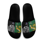 New Zealand - South Africa Greatest Rivals Rugby Slide Sandals Kiwi Vs Bokke