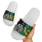 New Zealand - South Africa Greatest Rivals Rugby Slide Sandals Kiwi Vs Bokke