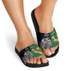 New Zealand - South Africa Greatest Rivals Rugby Slide Sandals Kiwi Vs Bokke