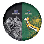 New Zealand - South Africa Greatest Rivals Rugby Spare Tire Cover Kiwi Vs Bokke