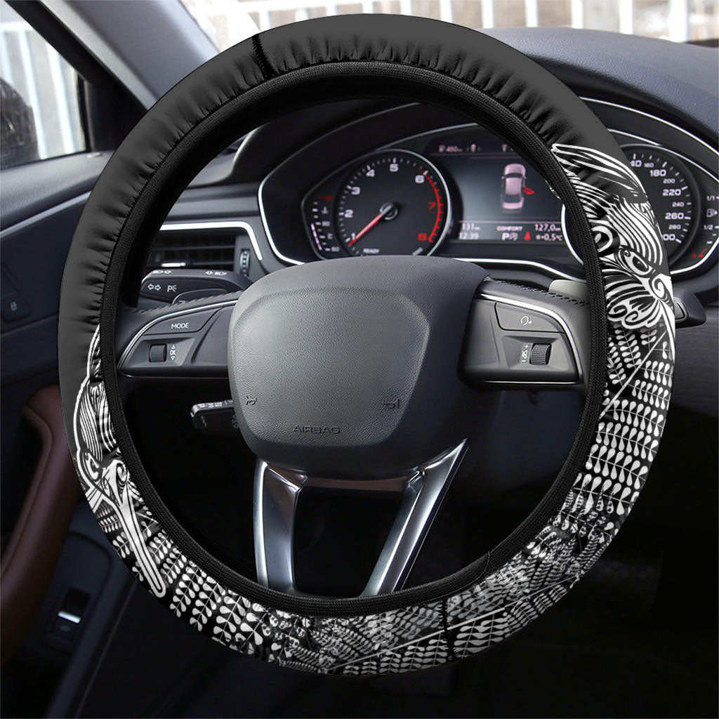 New Zealand - South Africa Greatest Rivals Rugby Steering Wheel Cover Kiwi Vs Bokke
