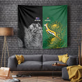 New Zealand - South Africa Greatest Rivals Rugby Tapestry Kiwi Vs Bokke