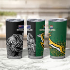 New Zealand - South Africa Greatest Rivals Rugby Tumbler Cup Kiwi Vs Bokke
