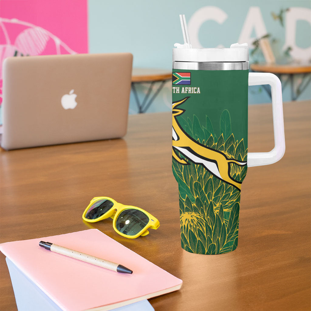 New Zealand - South Africa Greatest Rivals Rugby Tumbler With Handle Kiwi Vs Bokke