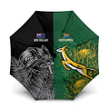 New Zealand - South Africa Greatest Rivals Rugby Umbrella Kiwi Vs Bokke