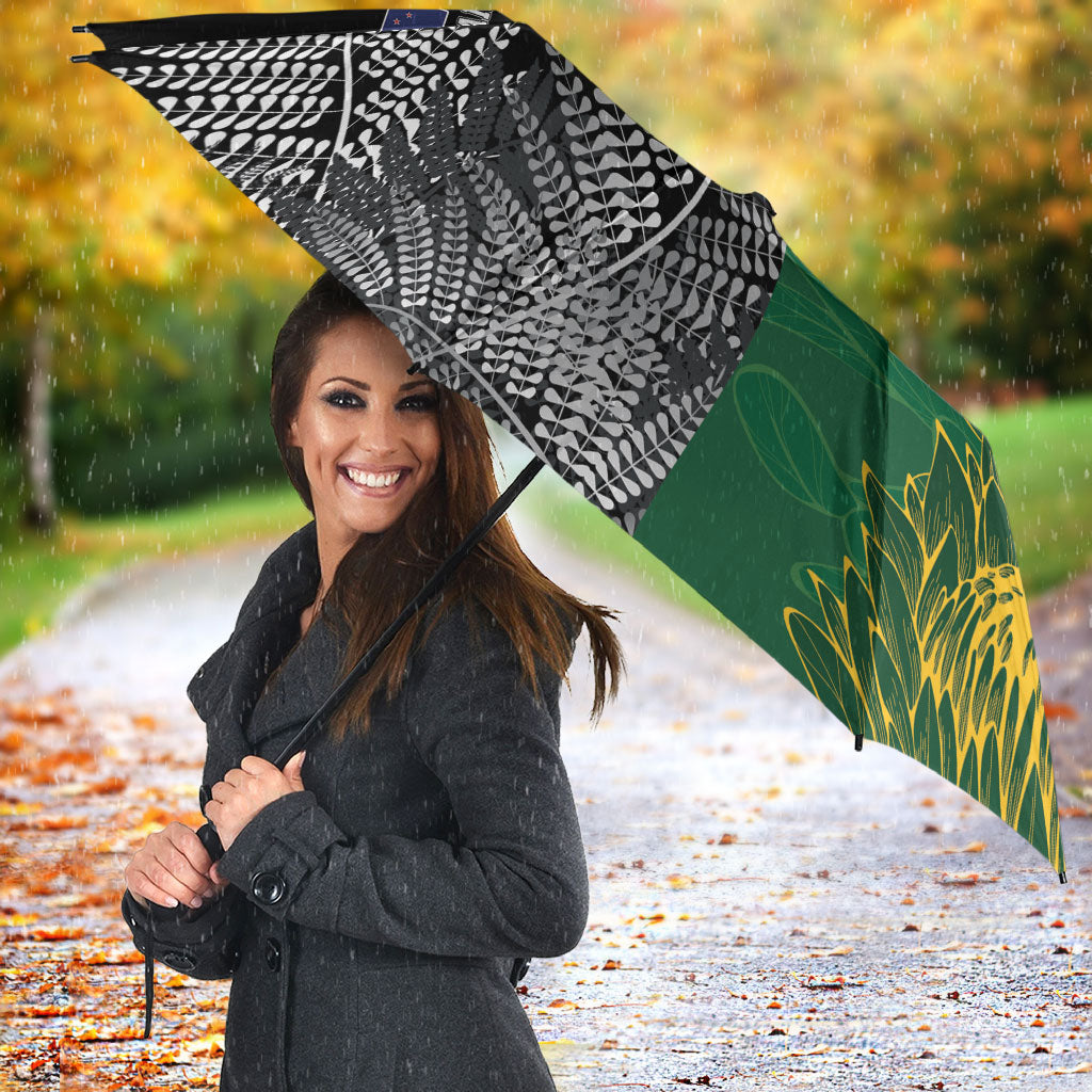 New Zealand - South Africa Greatest Rivals Rugby Umbrella Kiwi Vs Bokke