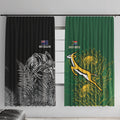 New Zealand - South Africa Greatest Rivals Rugby Window Curtain Kiwi Vs Bokke