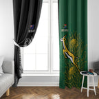 New Zealand - South Africa Greatest Rivals Rugby Window Curtain Kiwi Vs Bokke