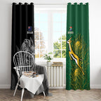New Zealand - South Africa Greatest Rivals Rugby Window Curtain Kiwi Vs Bokke