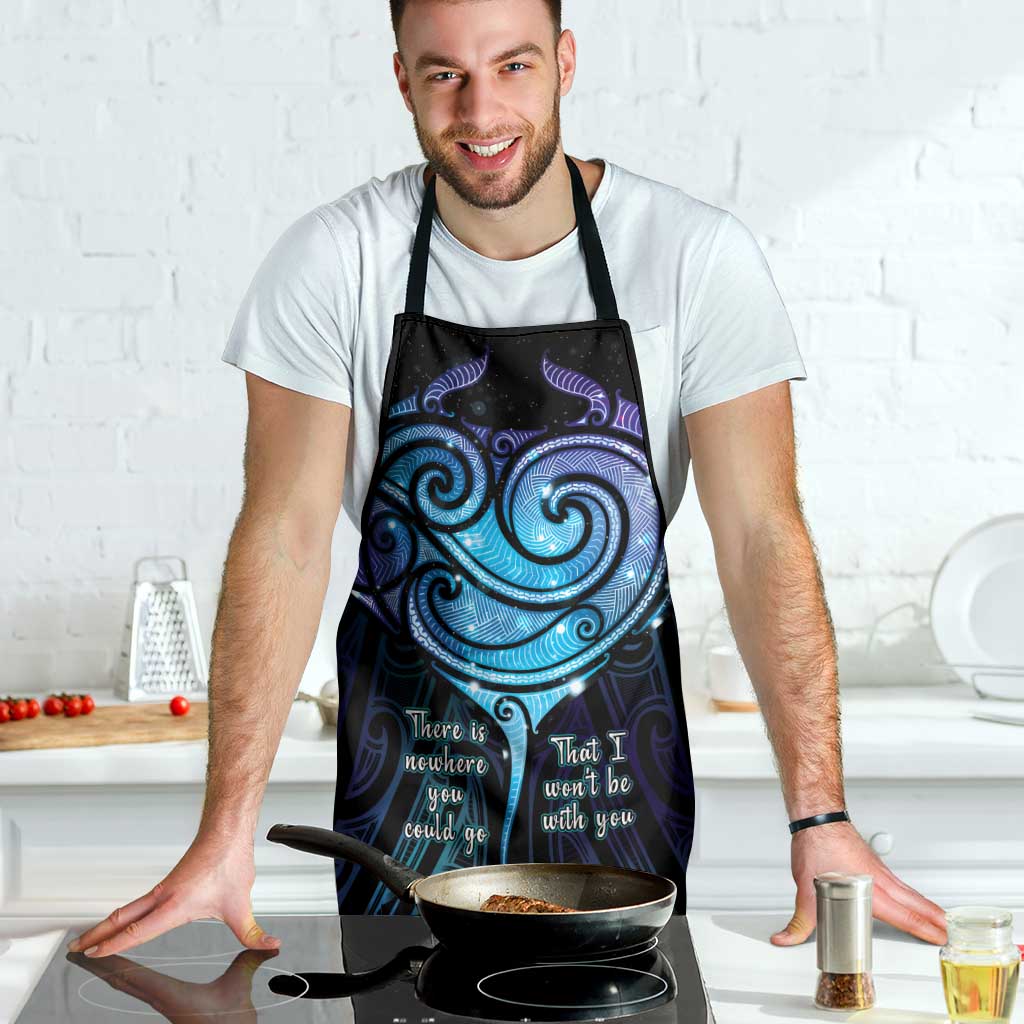 Aotearoa Maori Te Whai Rahi Apron Tala - Nowhere You Could Go That I Won't Be With You - Aussie Hoodie